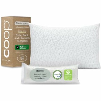 Coop Home Goods Adjustable Pillow Review: Customizable Queen Size Bed Pillow